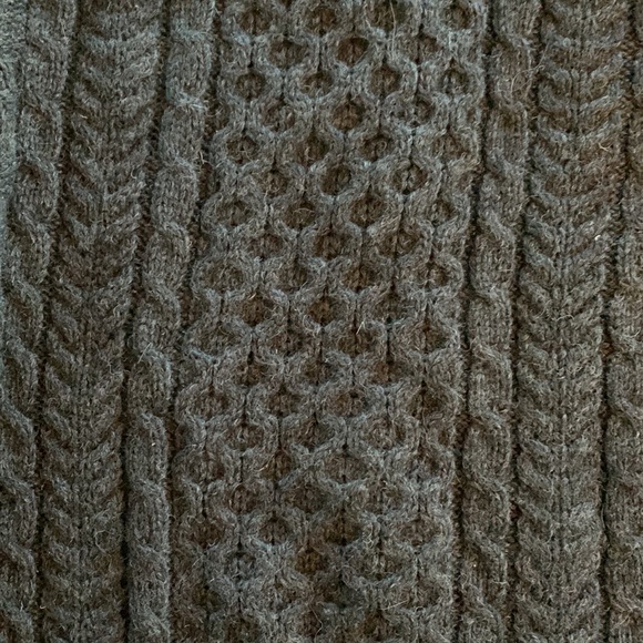 LL Bean Irish Fisherman Sweater - Picture 5 of 9